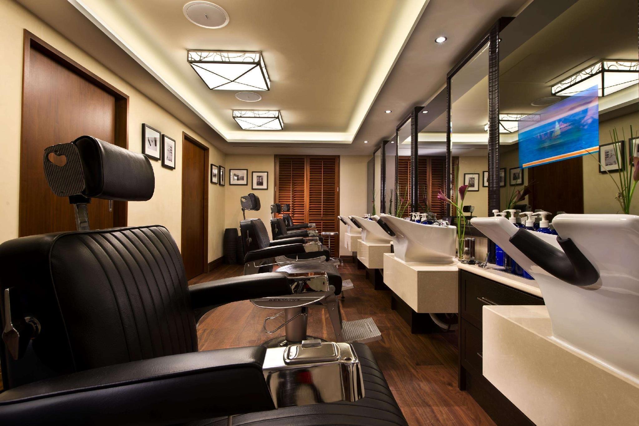 Hotel Steigenberger Icon Frankfurter Hof Frankfurt nad Mohanem Exteriér fotografie 3D interior rendering of a barbershop