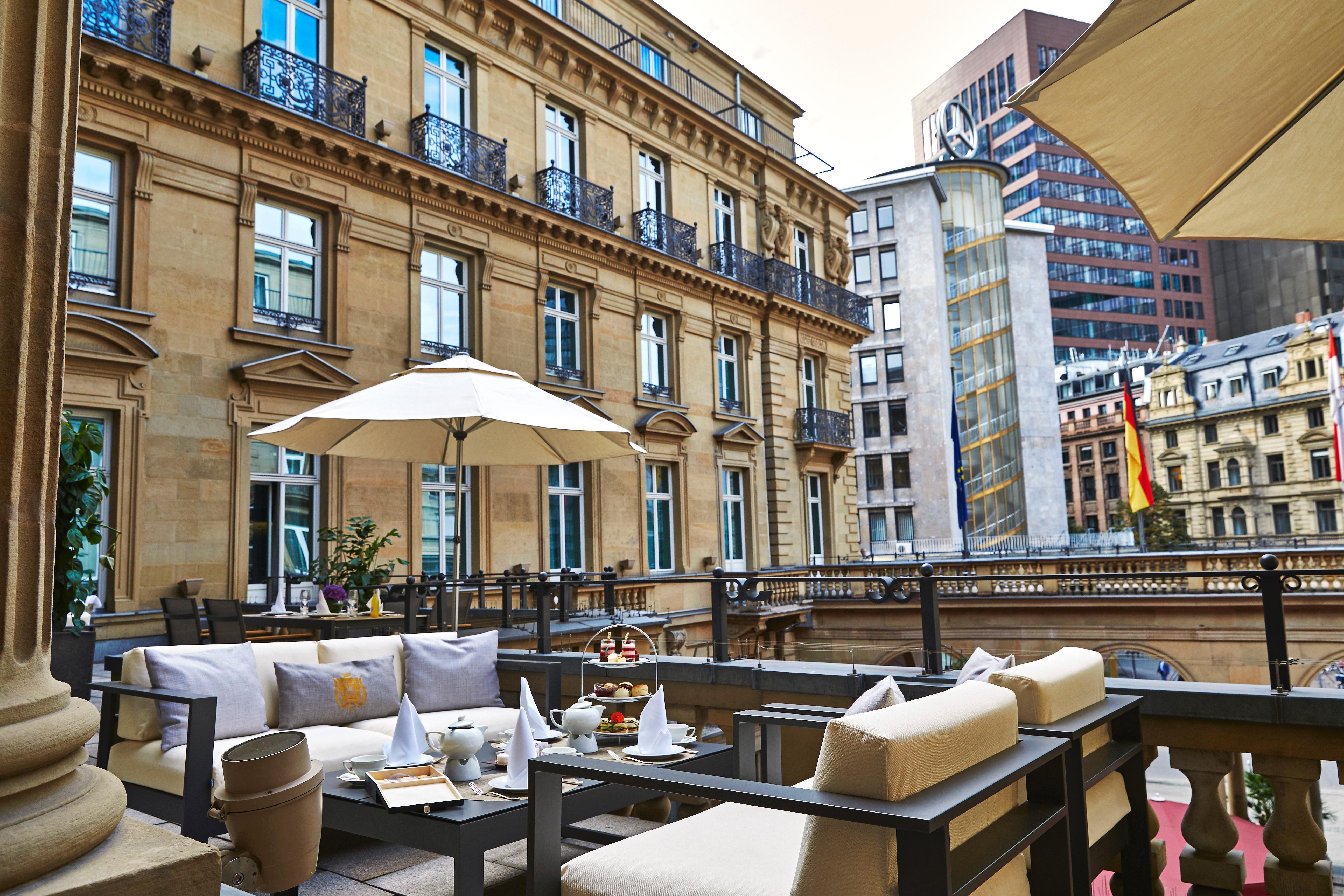 Hotel Steigenberger Icon Frankfurter Hof Frankfurt nad Mohanem Exteriér fotografie The Terrace at the Hotel de Saxe